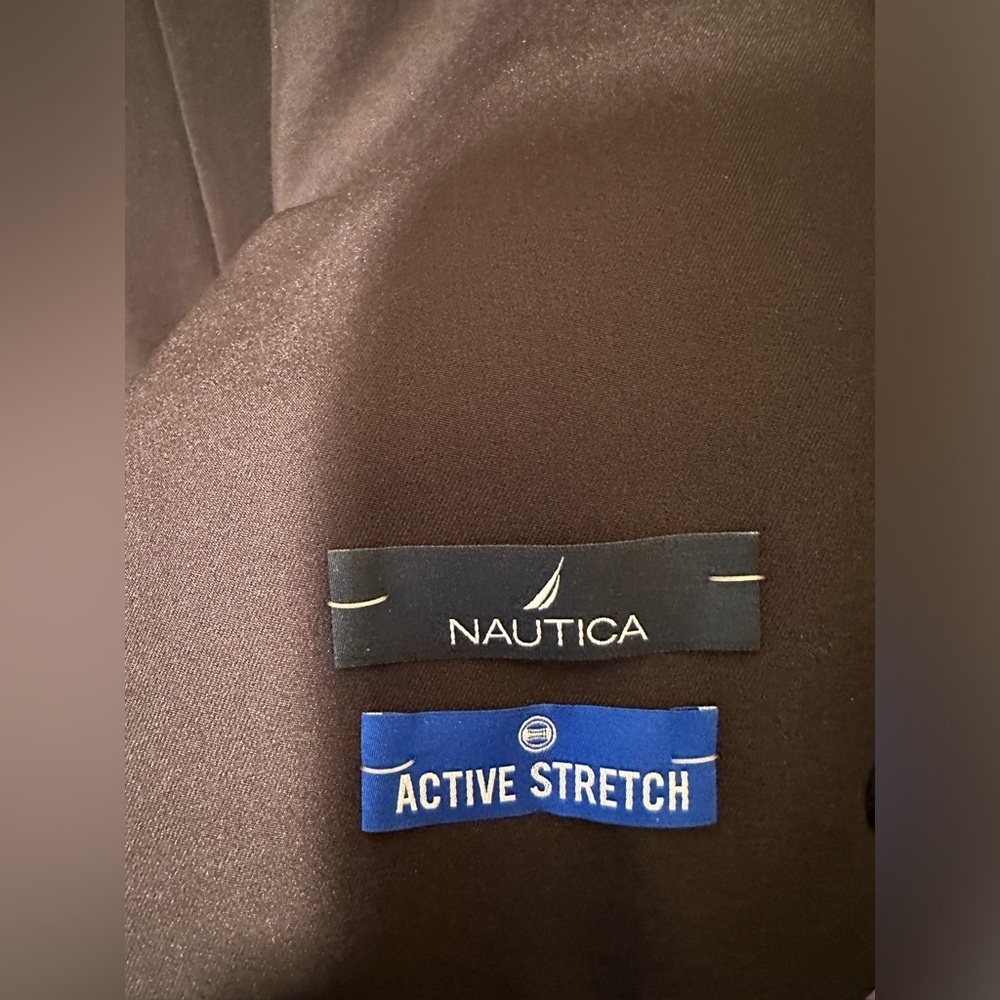 NWT Nautica Ashton Bi-stretch black suit jacket size 44R - Picture 4 of 11